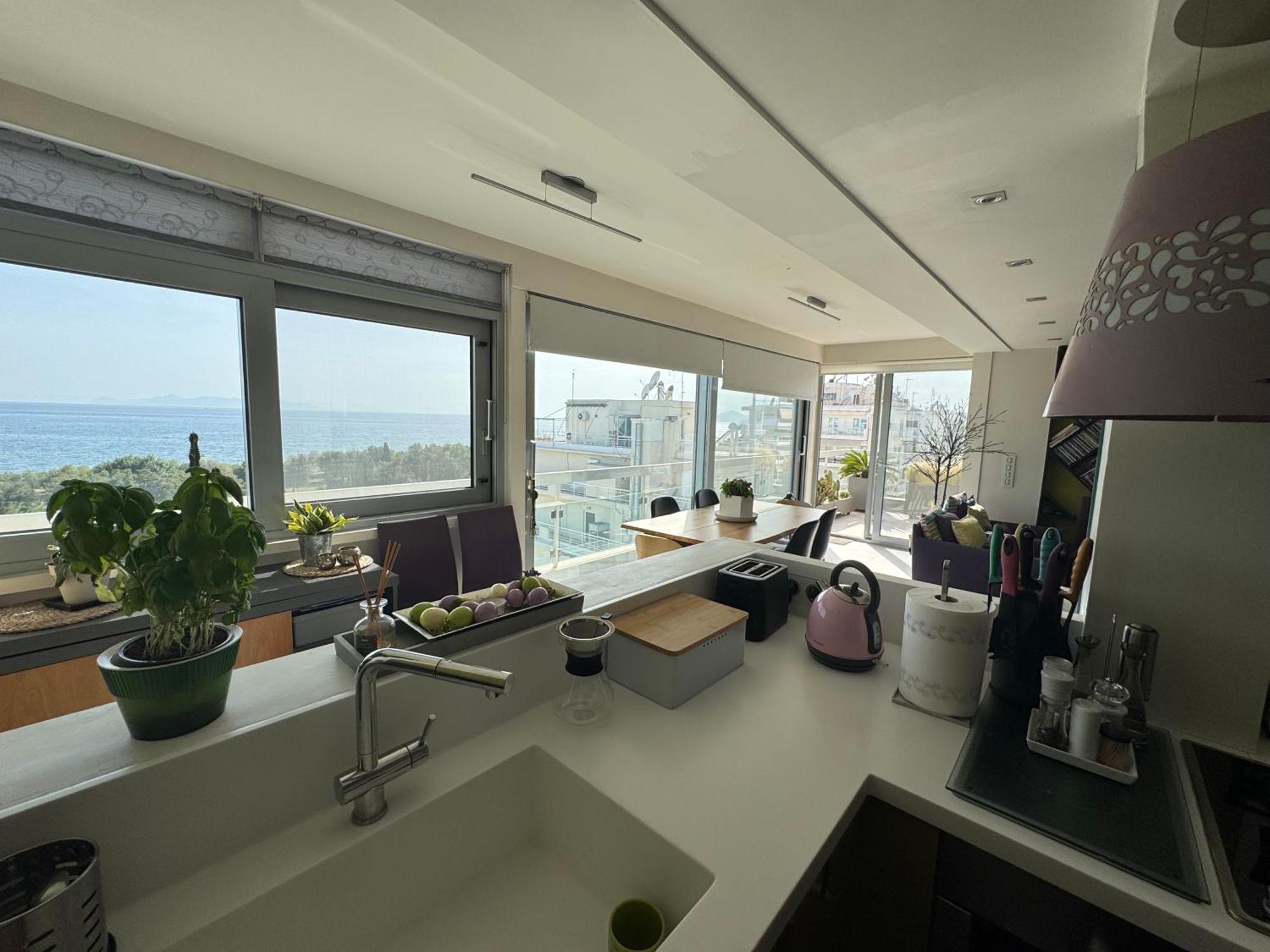 Apartamento Sea Horizon Penthouse Flat Atenas Exterior foto